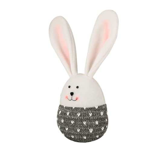 GARVALON Kaninchen-Ornamente Plüschhase Dekoration Tischdeko Plüschtier Für Mädchen Weiches Plüschtier Osterhasen-Ornament von GARVALON