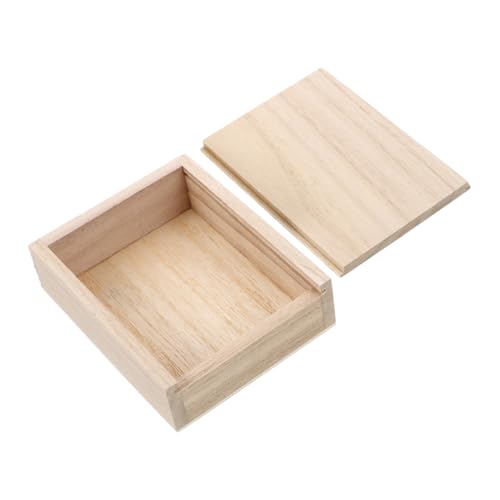 GARVALON Kartenhalter Aus Holz, Spielkarten, Pokerdecks, Spielkartenetui, Spielkarten-holzkiste, Deckhalter, Aufbewahrungswürfel Mit Deckel, Holzspielkoffer, Deckbehälter von GARVALON