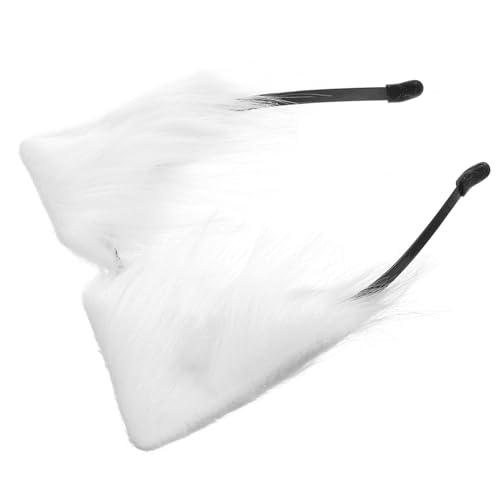 GARVALON Katzenohren Haarreif Plüsch Cosplay Zubehör Für Kostümpartys Halloween Und Geburtstagsfeiern Niedliches Katzenohren Stirnband Weiß Perfektes Accessoire Für Ihre Verkleidung GARVALON Katzenohren Haarreif Plüsch Cosplay Zubehör Für Kostümpartys Halloween Und Geburtstagsfeiern Niedliches Katzenohren Stirnband Weiß Perfektes Accessoire Für Ihre Verkleidung von GARVALON