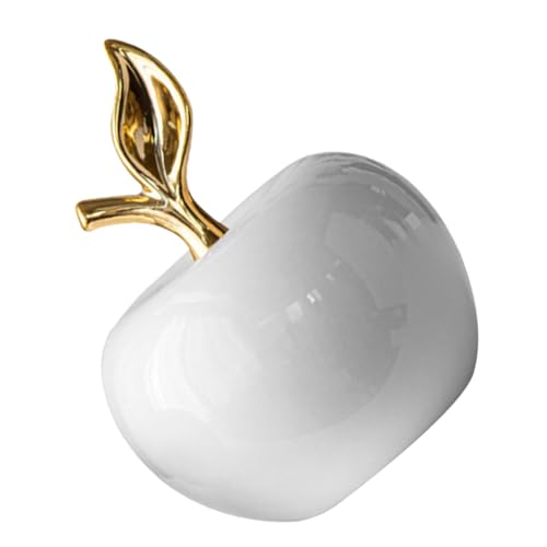 GARVALON Keramik Apfel Dekoration Realistisches Fruchtmodell Kleine Weihnachtsapfel Ornament Für Tisch Und Zuhause Exquisite Deko Für Fotografie GARVALON Keramik Apfel Dekoration Realistisches Fruchtmodell Kleine Weihnachtsapfel Ornament Für Tisch Und Zuhause Exquisite Deko Für Fotografie von GARVALON
