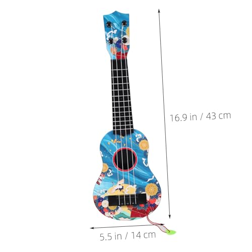 GARVALON Kindergitarre Ukulele für Instrument für Anfänger Kreatives zur Musikalischen von Kleinkindern Robustes Design Leuchtende Farben GARVALON Kindergitarre Ukulele für Instrument für Anfänger Kreatives zur Musikalischen von Kleinkindern Robustes Design Leuchtende Farben von GARVALON