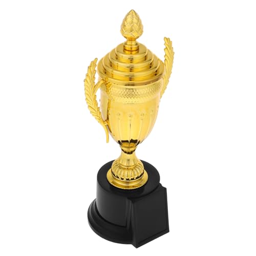 GARVALON Kleine Goldene Kunststoff Trophäe mit Deckel Kreative Auszeichnung für Kindergarten und Schulwettbewerbe Siegerpokal für Events und Trainingsprogramme GARVALON Kleine Goldene Kunststoff Trophäe mit Deckel Kreative Auszeichnung für Kindergarten und Schulwettbewerbe Siegerpokal für Events und Trainingsprogramme von GARVALON