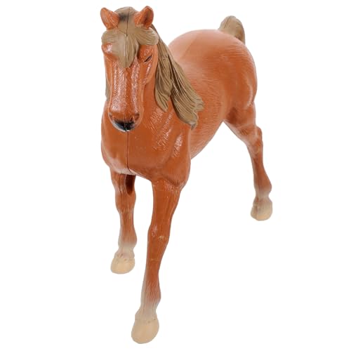 GARVALON Pferdedekor Pferdefiguren Ornamente Realistisches Kunststoffpferd Für Jungen Und Mädchen Zum Spielen Zu Hause von GARVALON
