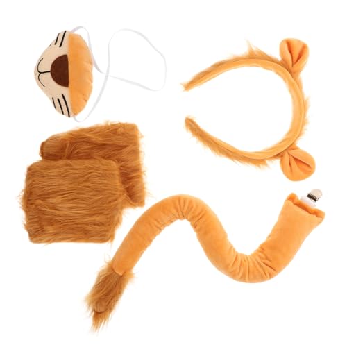 GARVALON Kostüm Tier Cosplay Stirnband Nase Handschuhe Langlebiges Party Accessoire für Karneval Halloween Fasching und Tierkostüme GARVALON Kostüm Tier Cosplay Stirnband Nase Handschuhe Langlebiges Party Accessoire für Karneval Halloween Fasching und Tierkostüme von GARVALON