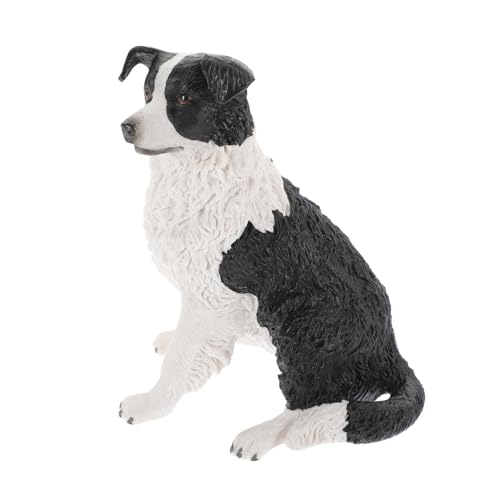 GARVALON Haustier Hund Statue Realistische Welpen Modell Harz Tier Figur Für Dekoration von GARVALON