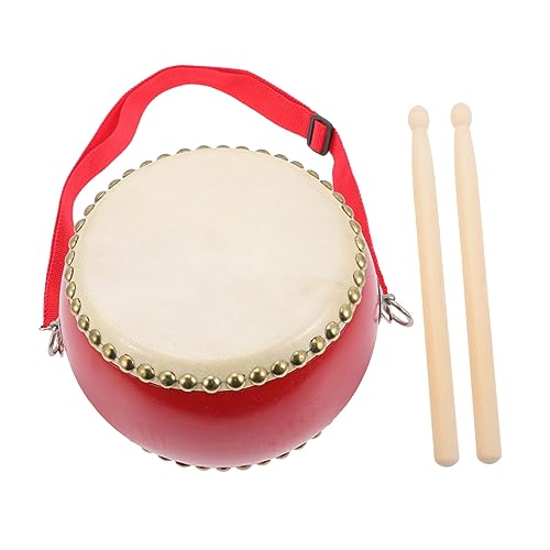 GARVALON 5 Kinder-Schlagzeug Aus Holz Percussion-trommelspielzeug Musikalisches Lernspielzeug Sicher Für Kleinkinder von GARVALON