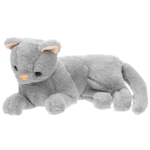 GARVALON Kuschelige Katzenfigur Süßes Plüschspielzeug Realistische Katzen Deko für Zuhause Geschenkidee für für Wohnräume und Feste GARVALON Kuschelige Katzenfigur Süßes Plüschspielzeug Realistische Katzen Deko für Zuhause Geschenkidee für für Wohnräume und Feste von GARVALON