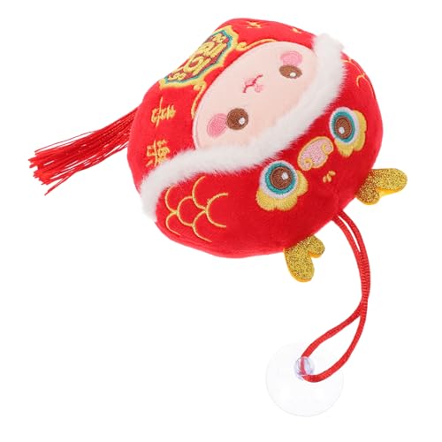 GARVALON Maskottchen Plüschpuppe, Drache, Neujahrsspielzeug, Neujahrsspielzeug, Neujahrsdrache, Neujahrs Plüschtierspielzeug, Neujahrspuppe, Neujahrszubehör GARVALON Maskottchen Plüschpuppe, Drache, Neujahrsspielzeug, Neujahrsspielzeug, Neujahrsdrache, Neujahrs Plüschtierspielzeug, Neujahrspuppe, Neujahrszubehör von GARVALON