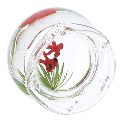 GARVALON Mikro Landschafts Aquarium Aus Glas, Kleines Fischglas, Miniatur Puppenhaus Zubehör, Mini Dekoration, Winzige Aquarien, Tischdekoration Und Zubehör, Miniatur Fischglas GARVALON Mikro Landschafts Aquarium Aus Glas, Kleines Fischglas, Miniatur Puppenhaus Zubehör, Mini Dekoration, Winzige Aquarien, Tischdekoration Und Zubehör, Miniatur Fischglas von GARVALON