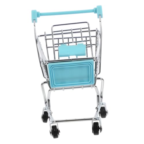 GARVALON Mini-einkaufswagen-Spielzeug Für Kinder Simulations-einkaufswagen-Modell Miniatur-einkaufswagen Für Schreibtisch von GARVALON