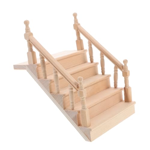 GARVALON Mini-treppe Zum Basteln Realistische Miniatur-treppe Für Puppenhaus-Sets Und Kreatives Spielen von GARVALON