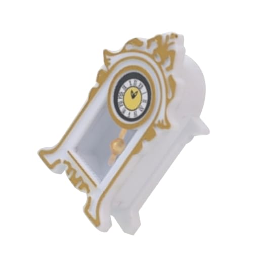 GARVALON Mini Pendeluhren-Dekoration Für Vintage Maßstab Handgefertigte Resin-möbel Miniatur Für Kreative Raumgestaltung Fotodekoration Und Szenerien von GARVALON