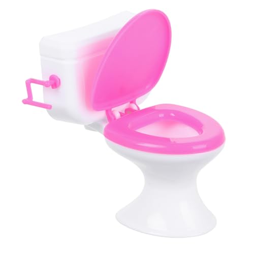 GARVALON Miniatur Badezimmer Zubehör Für Puppenhaus Elegante Weiße Toilette Für Rollenspiele Perfektes Miniatur Für Kreative Puppenhaus Toilettenmodell GARVALON Miniatur Badezimmer Zubehör Für Puppenhaus Elegante Weiße Toilette Für Rollenspiele Perfektes Miniatur Für Kreative Puppenhaus Toilettenmodell von GARVALON