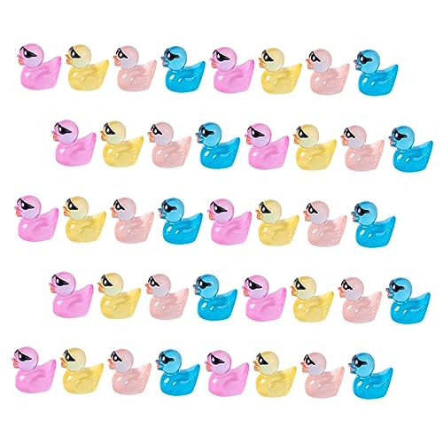 GARVALON Miniatur Gummiente Dekoration Leuchtende Resin Enten Figuren Für DIY Mikrolandschaften Garten Aquarium Und Bonsai 10 Gelbe 10 Rosafarbene 10 Blaue 10 GARVALON Miniatur Gummiente Dekoration Leuchtende Resin Enten Figuren Für DIY Mikrolandschaften Garten Aquarium Und Bonsai 10 Gelbe 10 Rosafarbene 10 Blaue 10 von GARVALON