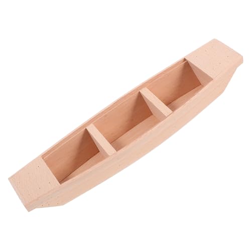 GARVALON Miniatur Holzboot Deko Simulation Boot Ornament Für Micro Landschaft Nautische Dekoration Holzboot Modell GARVALON Miniatur Holzboot Deko Simulation Boot Ornament Für Micro Landschaft Nautische Dekoration Holzboot Modell von GARVALON