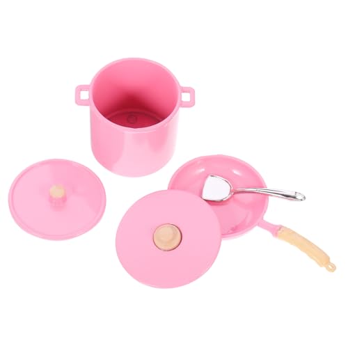 GARVALON Puppenhaus Klein Kinderküche Klein Kochset Für Puppenhaus 1 Set Töpfe Und Pfannen Spatel Puppenhaus Zubehör Für Kreative Spielideen Lebensmittel Und Küchenaccessoires GARVALON Puppenhaus Klein Kinderküche Klein Kochset Für Puppenhaus 1 Set Töpfe Und Pfannen Spatel Puppenhaus Zubehör Für Kreative Spielideen Lebensmittel Und Küchenaccessoires von GARVALON