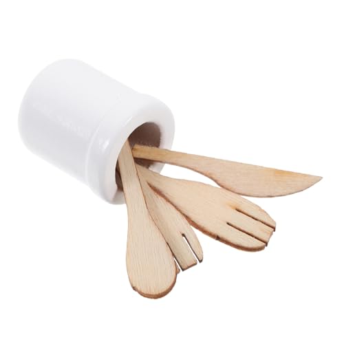 GARVALON Bastelset Küchenutensilien Set Für Puppenhaus Spatel Öffel Cutter & Perfekte Dekoration Für Dollhouse Und Kreative Spielideen Puppenhaus Dekorationzubehör von GARVALON