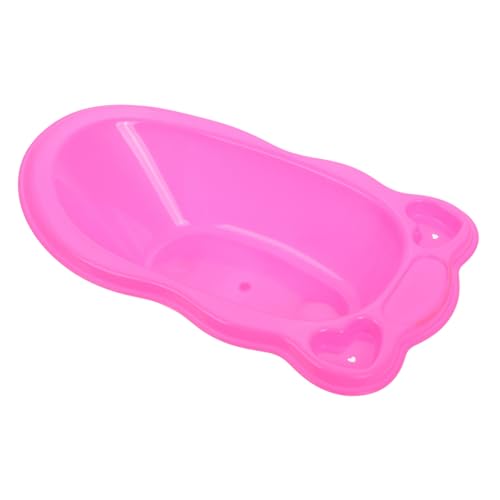 GARVALON Miniatur Puppenhaus Badewanne aus Kunststoff Kleines Badezimmer Zubehör für Kreatives Rollenspiel Attraktives Design in Rosa für Fördert Spielerische Badezeit und Fantasievolles GARVALON Miniatur Puppenhaus Badewanne aus Kunststoff Kleines Badezimmer Zubehör für Kreatives Rollenspiel Attraktives Design in Rosa für Fördert Spielerische Badezeit und Fantasievolles von GARVALON