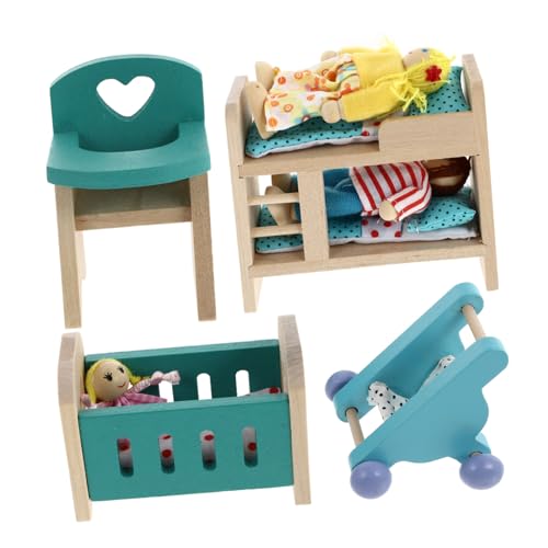 GARVALON Miniatur Puppenhaus Küchen Spielset Für Realistisches Mini öbel Set Mit Figuren Für Kreatives Spiel Und Fantasievolles Rollenspiel Puppenhaus Zubehör Für ädchen Und Jungen GARVALON Miniatur Puppenhaus Küchen Spielset Für Realistisches Mini öbel Set Mit Figuren Für Kreatives Spiel Und Fantasievolles Rollenspiel Puppenhaus Zubehör Für ädchen Und Jungen von GARVALON