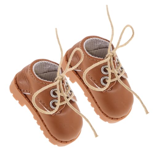 GARVALON Puppen Schuhe Miniatur Puppenschuhe Für 15 Große Puppen Elegante Glänzende Lederschuhe Hellbraun Für Puppenliebhaber Perfekt Als Zubehör Für Miniatur Und Puppendekoration GARVALON Puppen Schuhe Miniatur Puppenschuhe Für 15 Große Puppen Elegante Glänzende Lederschuhe Hellbraun Für Puppenliebhaber Perfekt Als Zubehör Für Miniatur Und Puppendekoration von GARVALON