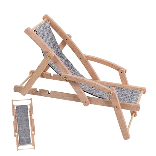 GARVALON Strandstuhl Modell Set Miniatur Puppenhaus Mini Möbel Requisite Mini Strandstuhl Miniatur Liegestuhl GARVALON Strandstuhl Modell Set Miniatur Puppenhaus Mini Möbel Requisite Mini Strandstuhl Miniatur Liegestuhl von GARVALON