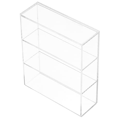 GARVALON Mini Dekorationen Kuchen Dessert Schrank Modell Acryl Miniatur Bücherregal Desktop Vitrine von GARVALON