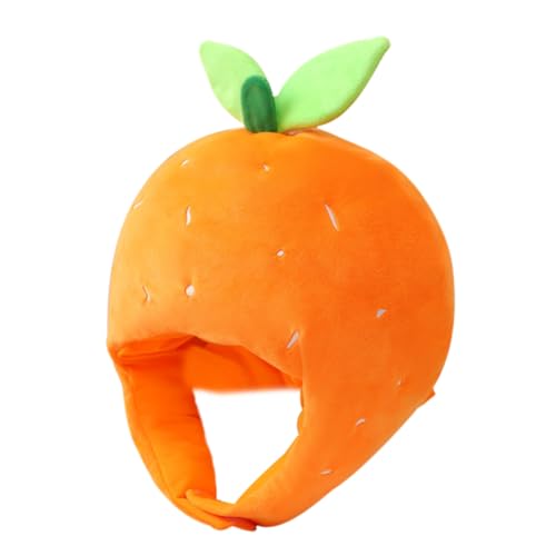 GARVALON Plüsch Orange Kopfbedeckung Cartoon Hut Party Kostüm Kopfteil Leicht Tragbar Bequem Für Karneval Foto Requisiten Festliche Feiern GARVALON Plüsch Orange Kopfbedeckung Cartoon Hut Party Kostüm Kopfteil Leicht Tragbar Bequem Für Karneval Foto Requisiten Festliche Feiern von GARVALON