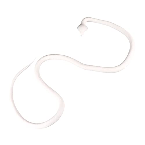 GARVALON Realistische Weiße Plastikschlange Scherzartikel Lebensechte Nachbildung Langlebiges für April Fools Day Partys und Streiche Robustes Material Detailgetreues Design GARVALON Realistische Weiße Plastikschlange Scherzartikel Lebensechte Nachbildung Langlebiges für April Fools Day Partys und Streiche Robustes Material Detailgetreues Design von GARVALON