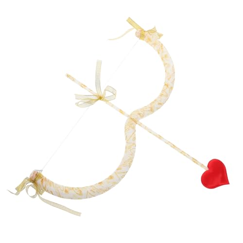 GARVALON Romantischer Amor- Für Valentinstag, Cosplay Und Party-Dekoration, Amor-kostüm, Valentinstag-Amor-Set, Herzförmiger GARVALON Romantischer Amor- Für Valentinstag, Cosplay Und Party-Dekoration, Amor-kostüm, Valentinstag-Amor-Set, Herzförmiger von GARVALON