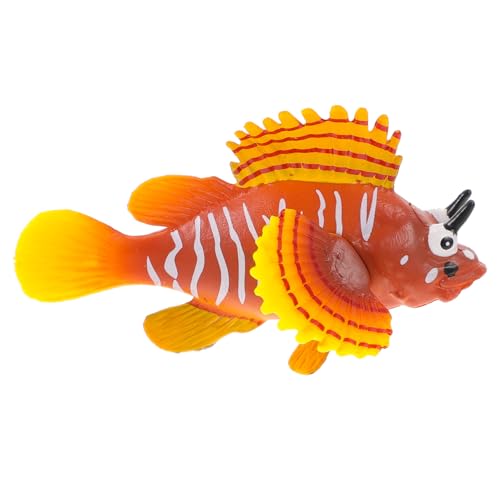 GARVALON Simulation Fischfigur Modell Aus Kunststoff Lifelike Tierfigur Für Dekorativ Für Zuhause Und Lernspielzeug Realistische Details Fördert Kreativität Und Intelligenz von GARVALON