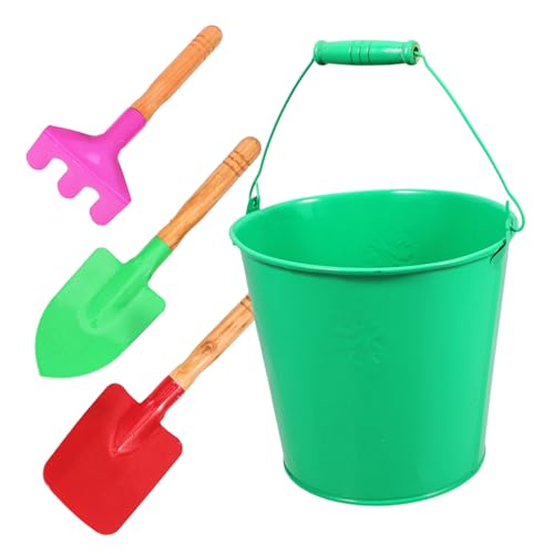 GARVALON Sandspielzeug Großer Robuster Eiseneimer mit Kleiner Sandschaufel Outdoor Strandspielzeug für Jungen und Mädchen Leicht Tragbar Langlebig und Fördernd für Motorik GARVALON Sandspielzeug Großer Robuster Eiseneimer mit Kleiner Sandschaufel Outdoor Strandspielzeug für Jungen und Mädchen Leicht Tragbar Langlebig und Fördernd für Motorik von GARVALON