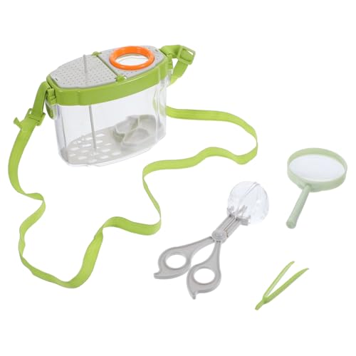 GARVALON Insektenfang Set Für Outdoor Beobachtungsbox Mit Lupe Pinzette Fangnetz Und Aufzuchtmatte Wissenschaftliches Zur Insektenforschung Und Naturerkundung GARVALON Insektenfang Set Für Outdoor Beobachtungsbox Mit Lupe Pinzette Fangnetz Und Aufzuchtmatte Wissenschaftliches Zur Insektenforschung Und Naturerkundung von GARVALON