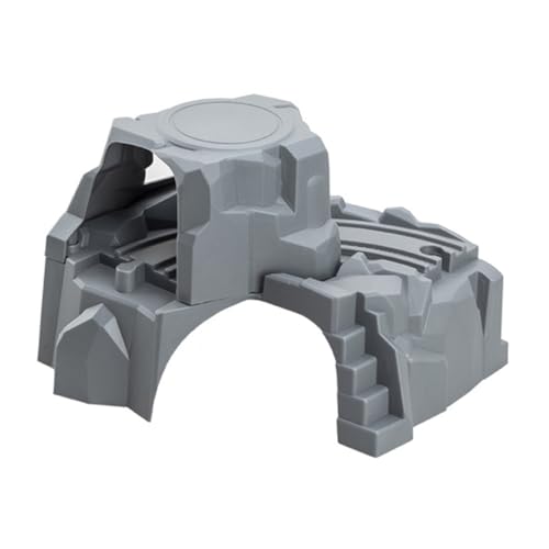 GARVALON Simulation Zug Tunnel Kunststoff Modell Höhle Detailgetreues Bauspielzeug für Kreative Szenen Einfach zu Montieren Fördert Fantasie und Motorische Fähigkeiten von GARVALON