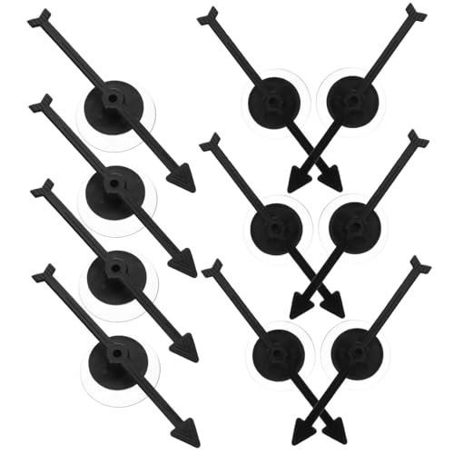 GARVALON Spielpfeil Mit Saugnäpfen Desktop Spielzubehör Für Interaktive Klassenzimmer Und Partyspiele Schwarzes Design Durchmesser von GARVALON