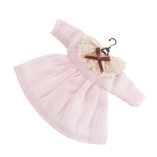 GARVALON Stilvolles Puppenkleid mit Spitzenausschnitt für Puppen Leicht zu Handhabender Rock als Vielseitiges Puppenzubehör für Kreative Fotografie und Themenpartys von GARVALON