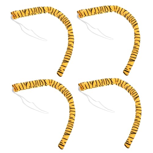 GARVALON Tiger Kostüm Zubehör für Teiliges Weiches Plüsch Tierkostüm Accessoire Wiederverwendbarer Tiger für Halloween Mottopartys und Bühnenauftritte von GARVALON