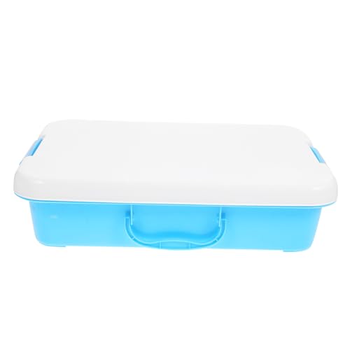 GARVALON Tragbare Sandkastenbox Sandtablett Mit Deckel Aufbewahrungsbox Für Kinderspielzeug Aus Abs-Material Robust Und Praktisch von GARVALON