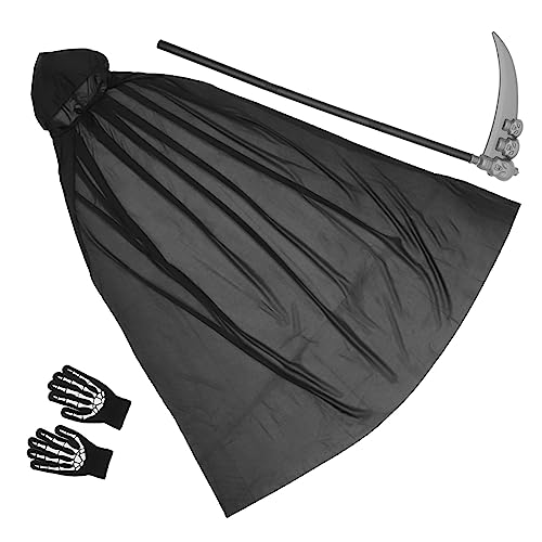 GARVALON Halloween-kostüm für Erwachsene Umhang Handschuhe Party Cosplay Dekoration GARVALON Halloween-kostüm für Erwachsene Umhang Handschuhe Party Cosplay Dekoration von GARVALON