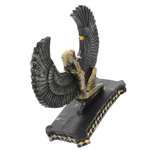 GARVALON Vintage Ägyptische Göttin Statue Dekorative Statue Für Home Decor Harz Ägyptische Göttin Ägyptische Figur Für Büro Home Statue von GARVALON
