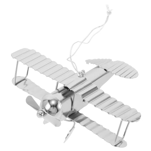GARVALON Vintage-eisen-flugzeugmodell, Vintage-flugzeug-metall-flugzeug-ornament, Flugzeug-modell-kunstwerk, Retro-eisen-flugzeug-vintage-flugzeug-modell, Metall-doppeldecker-kunstwerk GARVALON Vintage-eisen-flugzeugmodell, Vintage-flugzeug-metall-flugzeug-ornament, Flugzeug-modell-kunstwerk, Retro-eisen-flugzeug-vintage-flugzeug-modell, Metall-doppeldecker-kunstwerk von GARVALON
