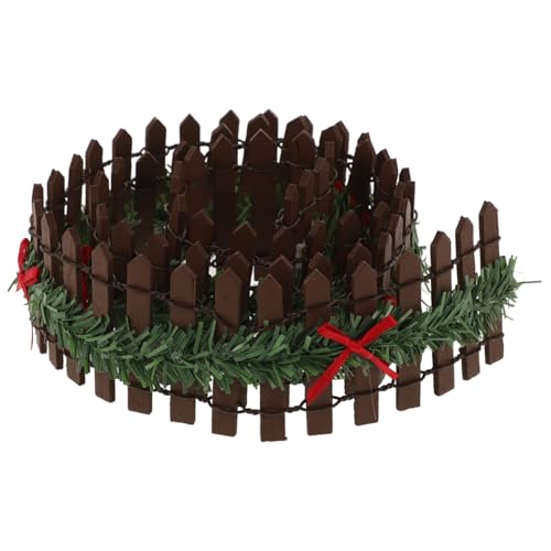 GARVALON Weihnachtsgartenzaun, Mikro Landschaftszubehör, Holzgartenzaun, Miniatur Gartenzaun, Miniatur Gartendekoration, Zaunornament, Zaundekor, Miniaturzaun, Weihnachtsdekoration GARVALON Weihnachtsgartenzaun, Mikro Landschaftszubehör, Holzgartenzaun, Miniatur Gartenzaun, Miniatur Gartendekoration, Zaunornament, Zaundekor, Miniaturzaun, Weihnachtsdekoration von GARVALON