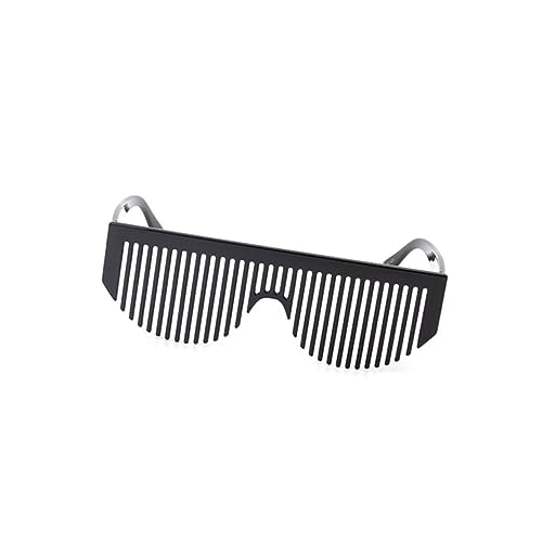 GARVALON Witzige Partybrille und Kamm Schwarzes Kreatives Party Eyewear Accessoire für Frauen und Mädels als Lustiges Kostümzubehör und Originelle Fotorequisite GARVALON Witzige Partybrille und Kamm Schwarzes Kreatives Party Eyewear Accessoire für Frauen und Mädels als Lustiges Kostümzubehör und Originelle Fotorequisite von GARVALON