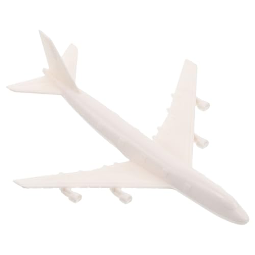 GARVALON kleines Flugzeugmodell Miniaturflugzeug Stadtplanung Modell Stadtgestaltung Modell modellflugzeug Sammlermodell Miniatur-Flugzeugmodell Flugzeugmodelle Flughafenmodell Plastik Weiß von GARVALON