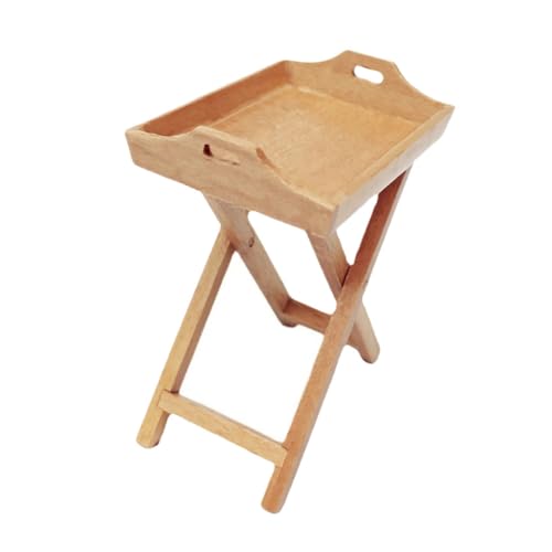 Maßstab Holz Obstteller für Mini Szenen Zubehör für DIY Puppenhaus und Fotografie Requisiten von GARVALON