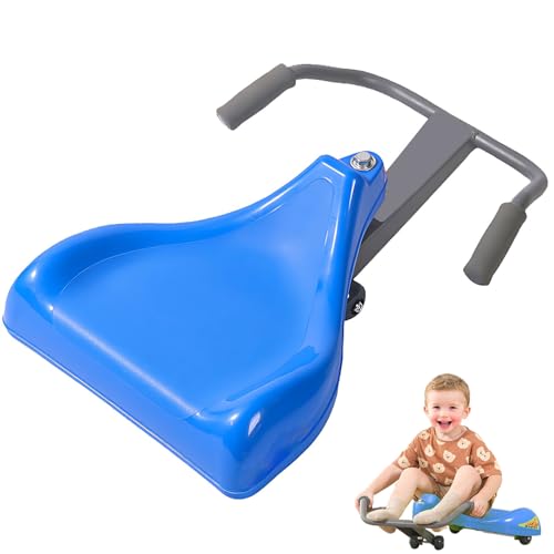 4 Rad Ride On Spielzeug für Kinder 3–6 Jahre – 270°Lenkung, Weiche Schaumstoffgriffe, kippstabiler Gleichgewichtstrainer (Blau) von GASLIKE