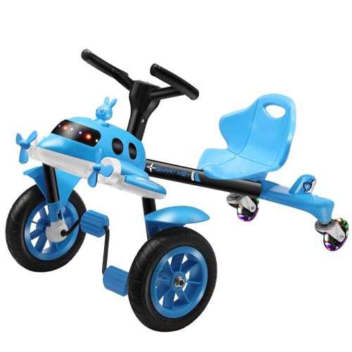 Kinderfahrzeug mit 4 Rädern, Drifting Racer Fahrspaß, Tretfahrzeuge für Kinder ab 3 Jahren – 360° Drehräder, Verstellbarer Sitz, Indoor & Outdoor Rutscher Spielzeug Geschenk von GASLIKE