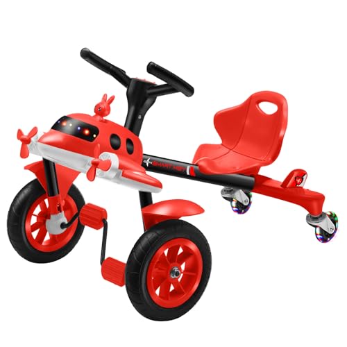 Kinderfahrzeug mit 4 Rädern, Drifting Racer Fahrspaß, Tretfahrzeuge für Kinder ab 3 Jahren – 360° Drehräder, Verstellbarer Sitz, Indoor & Outdoor Rutscher Spielzeug Geschenk von GASLIKE
