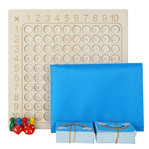 GATIHOK Einfach zu erlernende Multiplikationstafel, geeignet für Vorschulkinder. Montessori Spielzeug hilft Kindern Mathematik leicht durch Spiele zu Lernen. EIN sinnvolles Einlassgeschenk. GATIHOK Einfach zu erlernende Multiplikationstafel, geeignet für Vorschulkinder. Montessori Spielzeug hilft Kindern Mathematik leicht durch Spiele zu Lernen. EIN sinnvolles Einlassgeschenk. von GATIHOK