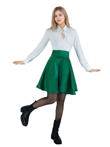 Ellen Griswold Kostüm Weihnachten Urlaub Ellen Hemd Rock Brosche Set Vintage Kleid für Damen XS von GAUWEAN