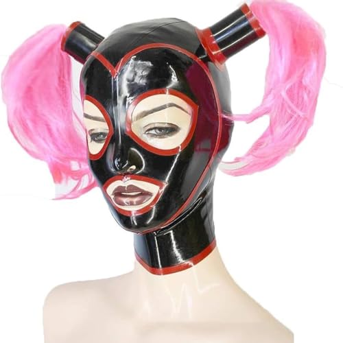 GAYLOP Latexhaube, Latexmaske, Latexmaskenhaube, XS, schwarz-rot GAYLOP Latexhaube, Latexmaske, Latexmaskenhaube, XS, schwarz-rot von GAYLOP